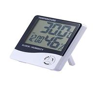 LEOFLA Orologio Con Data E Display Lcd 12/24 Ore Allarme Termometro Igrometro