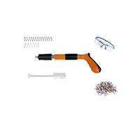 LEOFLA Pistola Manuale Sparachiodi Portatile Regolabile con Chiodi e Occhiali Integrati