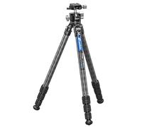 LEOFOTO 46" Video Fibra di Carbonio Treppiede Testa A Sfera Compatto LF-LS-254CX+LH-30