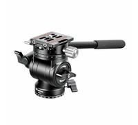 Leofoto - Testa video compatta liquida - con doppia piastra panoramica - Portata 3 kg - Ideale per uccelli e filtri natura - BV-1R