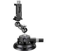 Leofoto Kit ventosa con braccio e morsetto per telefono PC-90II SC-02