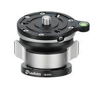 Leofoto LB-60N - Base di livellamento per treppiede, 60 mm, con chiusura a farfalla, carico massimo 15 kg, inclinazione +/-15°