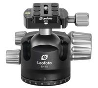 Leofoto - Testa a sfera LH-55 con piastra a sgancio rapido QP70 - Rock Solid, testa a sfera professionale - Capacità di carico: 25 kg - LH-55+QP-70
