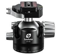 Leofoto LH-LR testa a sfera, rilascio leva, livello Bubber, basso profilo, 3/8" foro Srew, compatibile Arca (LH-55LR)