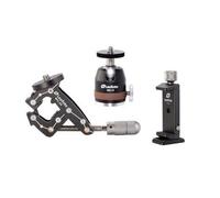 Leofoto Morsetto tascabile MC-30 + Kit incl. mini testa a sfera 19 + supporto per smartphone