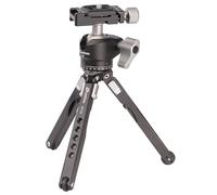 Leofoto MT-03 + LH-25 Spider Mini treppiede da tavolo e testa a sfera per fotografia DSLR