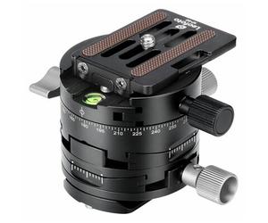 Leofoto Piastra panoramica con ingranaggio G2 e piastra per treppiede NP-60
