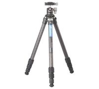 LEOFOTO Treppiede in carbonio LS-224C Ranger + Ballhead LH-25 + colonna centrale corta DC-222C