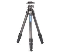 Leofoto - Ranger - Treppiede in carbonio con testa a sfera - Leggero - Gambe regolabili in 3 angoli - Ideale per la fotografia macro - LS-284C+LH-30 Nero
