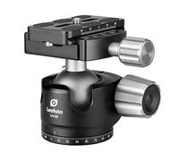 Leofoto - Testa a sfera LH-36 con piastra a sgancio rapido QP-70N - Rotabile a 360 gradi - Vite treppiede universale da 3/8" - LH-36+QP-70N