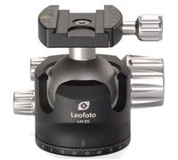 Leofoto - Testa a sfera LH-55 con piastra a sgancio rapido QP70 - Rock Solid, testa a sfera professionale - Capacità di carico: 25 kg - LH-55+QP-70
