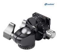 Leofoto Testa a sfera per treppiede LH-25R, piastra panoramica + piastra a sgancio rapido NP-50