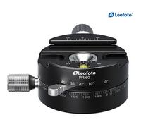 Leofoto Testa a sfera per treppiede LH-40PR con doppio disco panoramico e funzione di bloccaggio