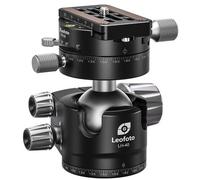Leofoto Testa a sfera per treppiede LH-40PR con doppio disco panoramico e funzione di bloccaggio