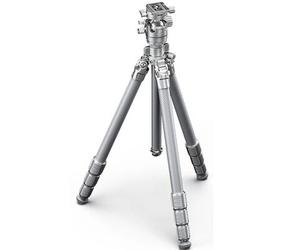Leofoto Treppiede in carbonio LG-284C Gabriel + testa a sfera LH-36R Argento