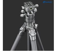 Leofoto Treppiede in carbonio LG-324C Gabriel + testa a sfera LH-40R Argento