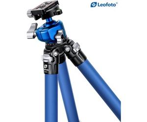 Leofoto Treppiede in carbonio LP-284C Poseidon + testa a sfera LH-30 (blu)