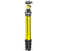 Leofoto Treppiede in carbonio LY-224C Mr.Y + Balhead LH-25 R giallo