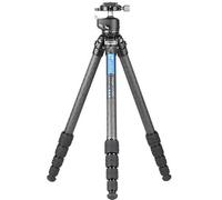 Leofoto - Ranger - Treppiede in carbonio con testa a sfera - Leggero - Gambe regolabili in 3 angoli - Ideale per fotografia macro - LS-255C+LH-30