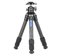 Leofoto - Ranger - Treppiede in carbonio con testa a sfera - Leggero - Gambe regolabili in 3 angoli - Ideale per fotografia macro - LS-283CM+LH-30