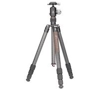 Leofoto - Urban - Treppiede in carbonio con testa a sfera - Altezza massima: 166 cm - Facile da usare - Testa a sfera ruota di 360 gradi - LX-284CT + XB-38