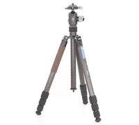 Leofoto - Urban - Treppiede in carbonio per fotocamere - Capacità di carico di 10kg - Piedini estensibili - Altezza minima da 21 cm ad un'altezza massima di 166 cm - LX-324CT + Ballhead XB-38