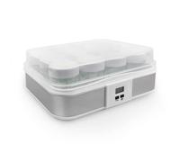 Leogreen 2 Yogurtiera, Plastica, Bianco