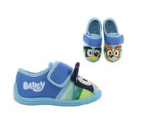 Leomil Bluey Pantofole Bambino Slipper Bambini e Ragazzi 25, Adatte per la casa e la scuola materna, Blu