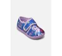 Leomil Frozen Pantofole da bambina Elsa, ideali per l'asilo o la casa, Blu Viola 933, 25 EU
