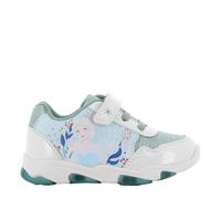Leomil Frozen Elsa - Scarpe lampeggianti da ragazza, ideali per la scuola e il tempo libero, Blu Bianco 476, 29 EU