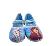 Leomil Frozen Pantofole da bambina Elsa, ideali per l'asilo o la casa, Blu 553, 25 EU