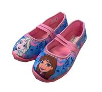 Leomil Frozen Pantofole da bambina Elsa, ideali per l'asilo o la casa, Rosa Blu 513, 28 EU
