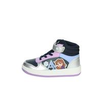 Disney Frozen - Scarpe da ginnastica imbottite, per bambine fino a 8 anni, con motivo Elsa, impermeabili e chiusura in velcro, ideali per giornate bagnate o fredde, colore: Argento, argento, 30 EU