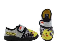 Leomil Pokémon Pantofole Bambino Slipper Bambini e Ragazzi 32, Adatte per la casa e la scuola materna, Grigio