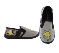 Leomil Pokémon Pantofole Bambino Slipper Bambini e Ragazzi 34, Adatte per la casa e la scuola materna, Grigio