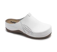 LEON 930 Zoccoli Sabot Pantofole Scarpe, Donna, Bianco, EU 39