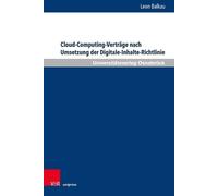 Leon Balkau Cloud-Computing-Vertrage Nach Umsetzung Der Digit (Copertina rigida)