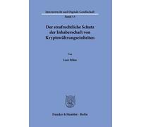 Leon Böhm Der strafrechtliche Schutz der Inhaberschaft von Kryptowäh (Tascabile)