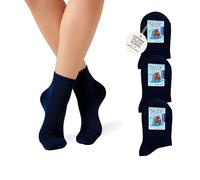 LEON D'ORO Calze Cotone Leggero Bambino 3 Paia Calzini Bambino filo di Scozia Made in Italy