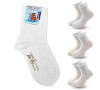 LEON D'ORO Calze Cotone Leggero Bambino 3 Paia Calzini Bambino filo di Scozia Made in Italy