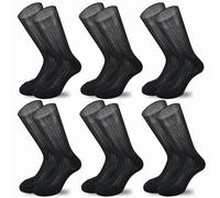 LEON D'ORO Calze Uomo Cotone Corte 6 Paia Calze Uomo Filo di Scozia Made in Italy Calzini Corti (IT, Numero, 43, 44, Regular, Regular, Nero 6 Paia Costa)