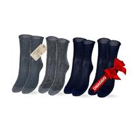 LEON D'ORO Calzini Donna Cotone 3/4 paia, Calzino Donna Corto, Calzini Donna senza elastico Moda Made in Italy (IT, Testo, Taglia unica, Regular, Regular, 400 3+1 omaggio Paia ASS6)