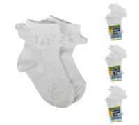 Calzini Neonata Cotone 3 Paia Calzini 0/6 mesi -6/12 mesi -12/18 mesi Mesi Made in Italy (IT, Età, 0 mesi, 6 mesi, 417C Bianco 3 paia)