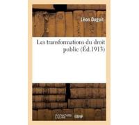 Léon Duguit Les Transformations Du Droit Public (Tascabile) Sciences Sociales