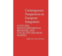 Leon Hurwitz Contemporary Perspectives on European Integratio (Copertina rigida)