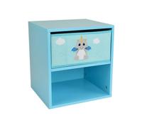 LEON IL DRAGO Comodino con cassetto 36 x 33 x 30 cm per bambini