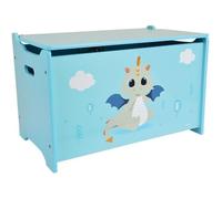 LEON IL DRAGO Scatola portagiochi in legno ± 40 x 58 x 36 cm per bambini