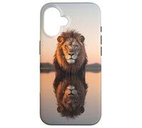 León León Vida salvaje Safari Rey de la selva Custodia per iPhone 16