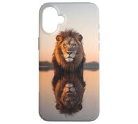 León León Vida salvaje Safari Rey de la selva Custodia per iPhone 16 Plus