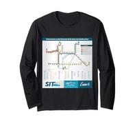 Leon Lines City Art Souvenir dal Messico Maglia a Manica
